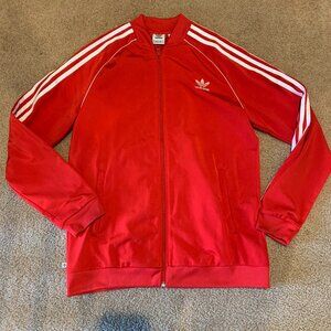Boys ADIDAS Red Track Suit--Size 16